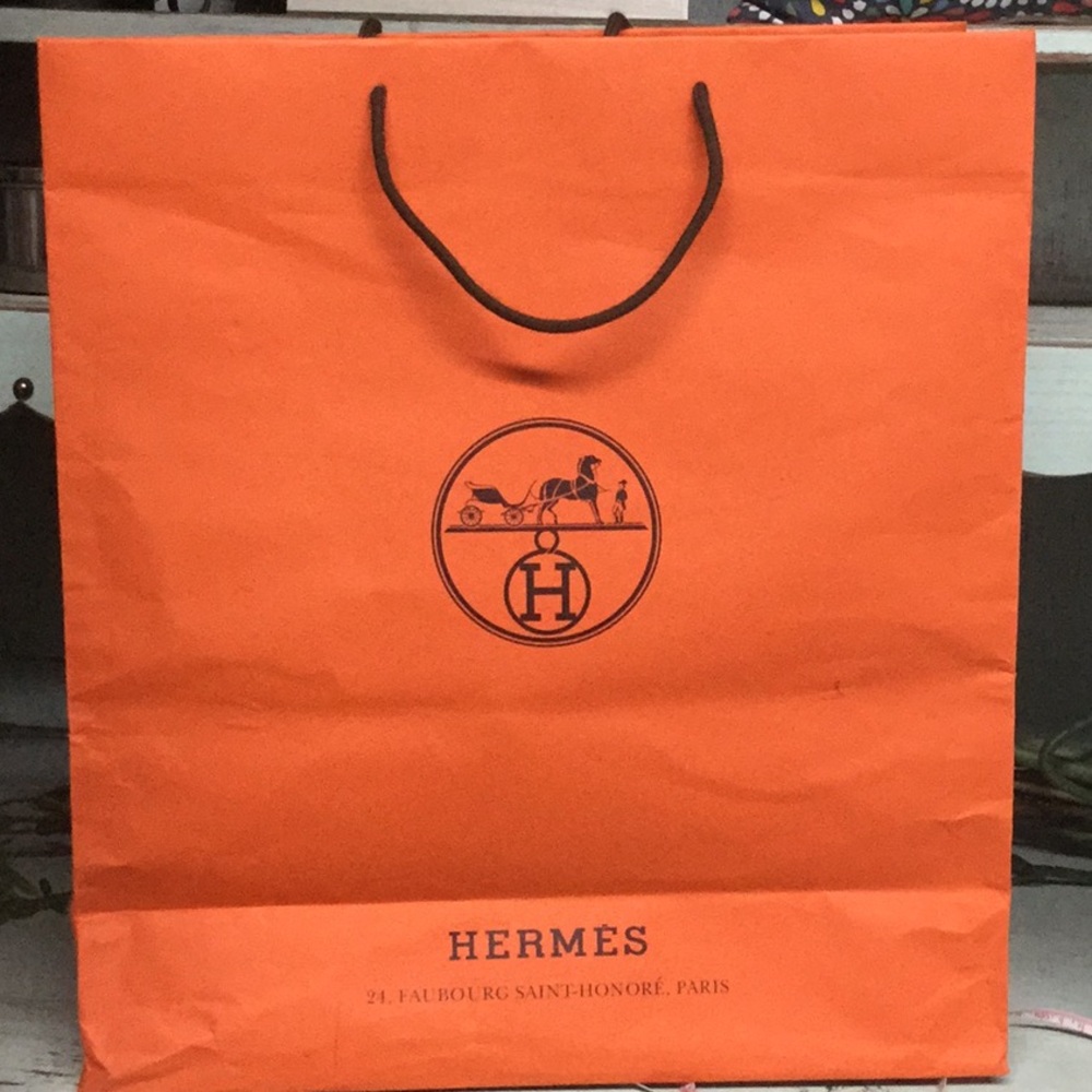 Hermes Chanel crafting shopping bags up-cycle project storage display fashion - Picture 14 of 16